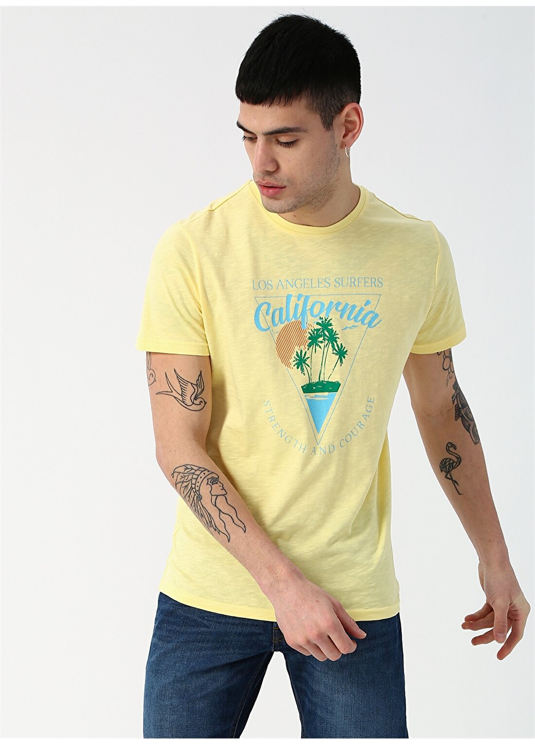Limon Açık Sarı T-Shirt