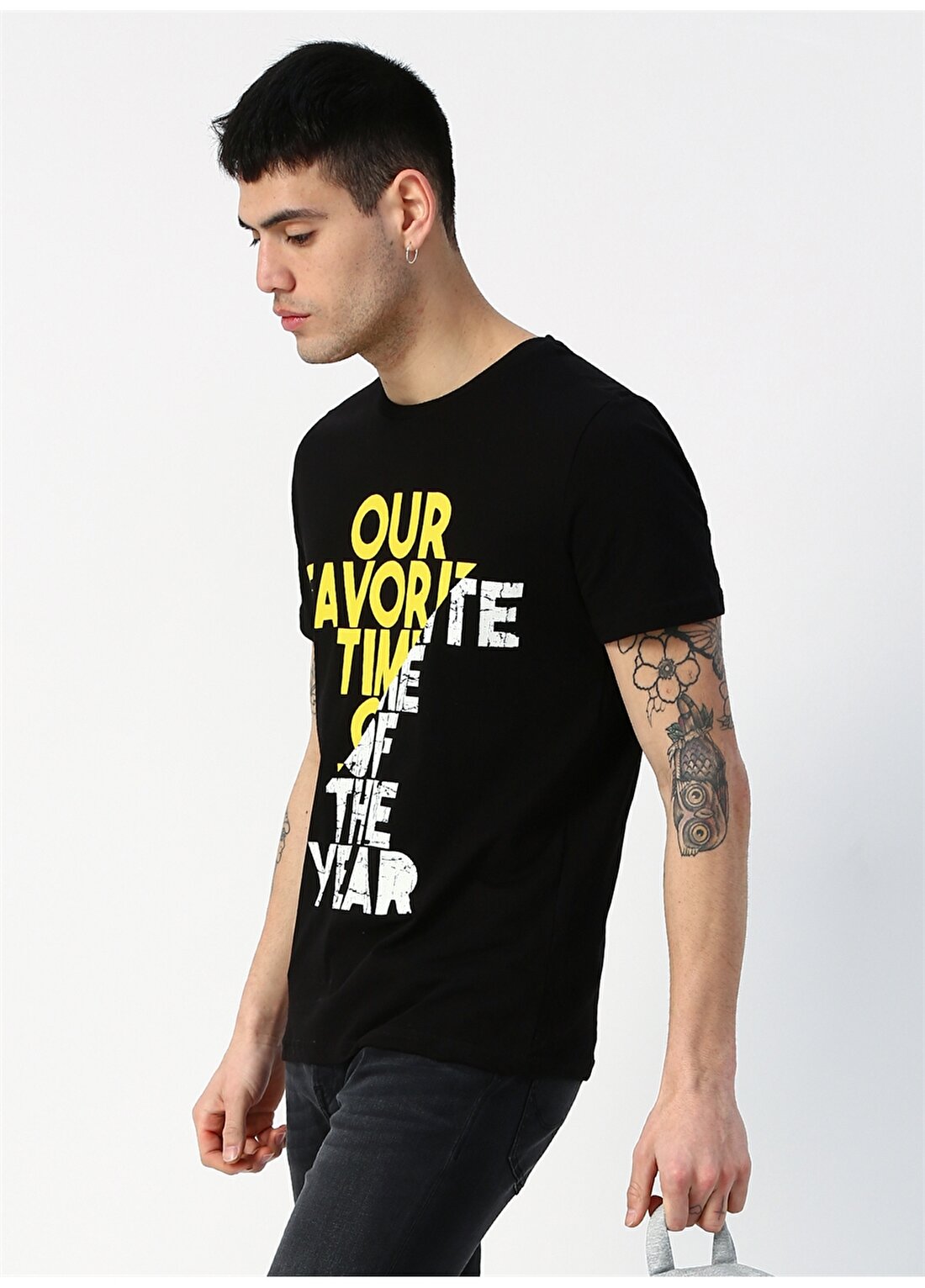 Limon Siyah T-Shirt