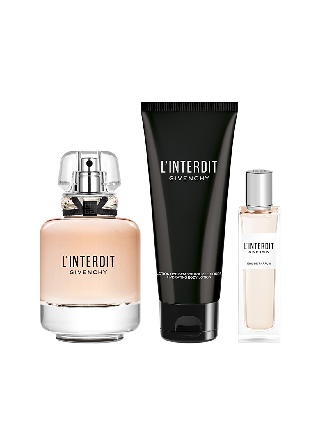 Givenchy Linterdit Edp 80 Ml+Lotion75 Ml+Travel Spray 15 Ml Parfüm Set