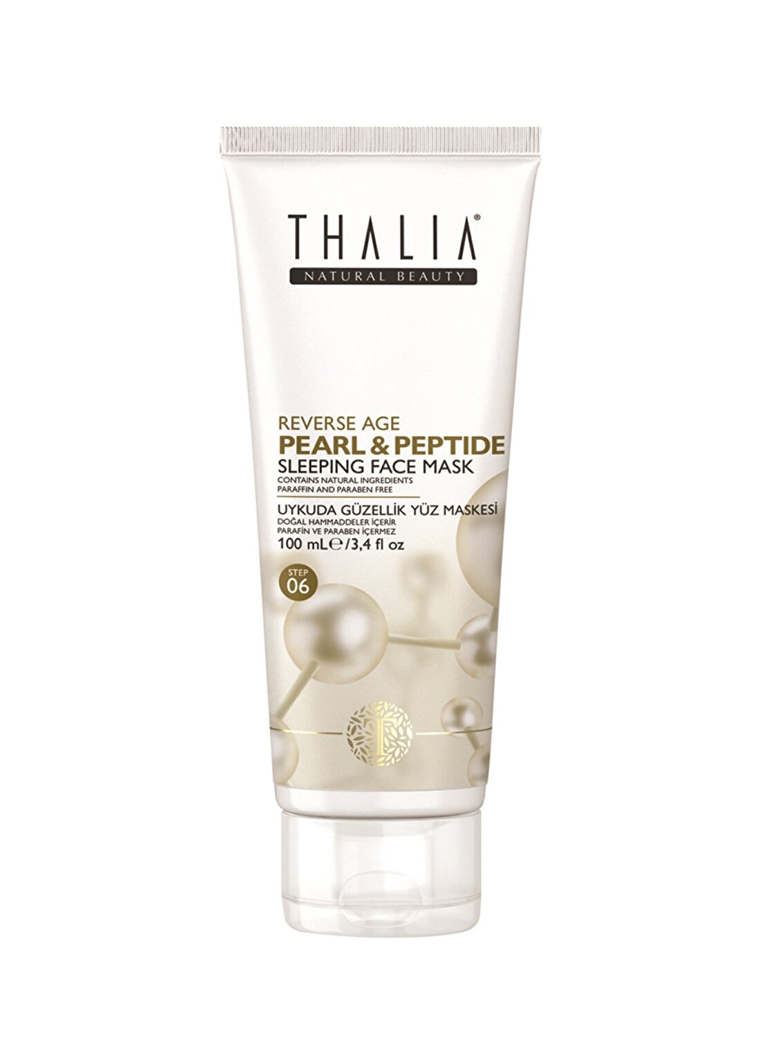 Thalia Pearl & Peptide Reverse Age Sleeping 100 Ml Face Bakım Maskesi