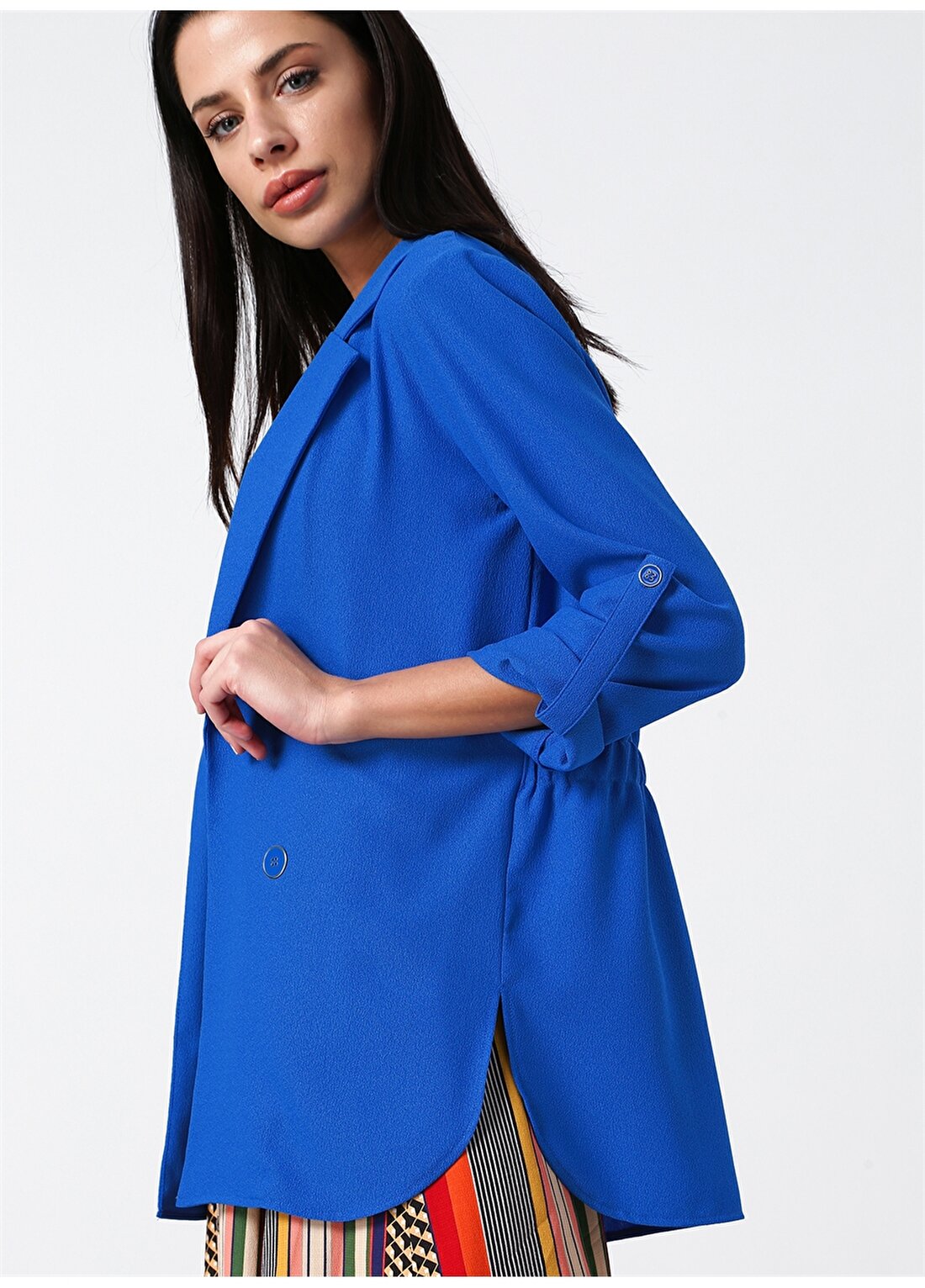 Random Koyu Mavi Kadın Ceket