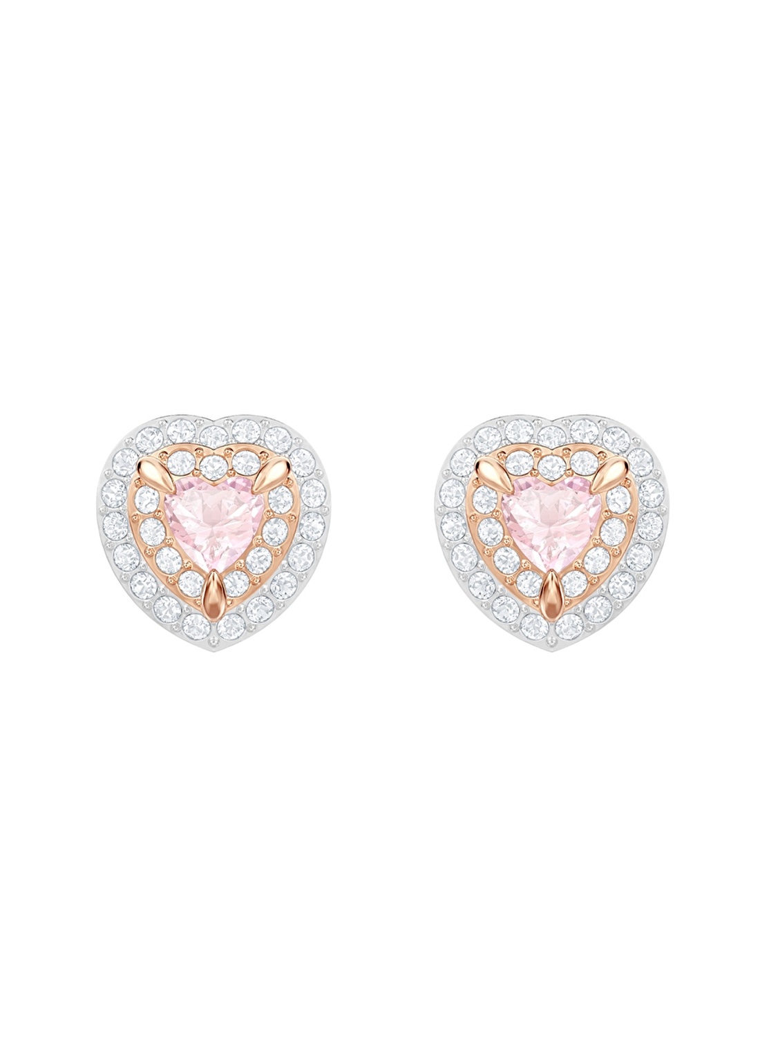 Swarovski 5446995 One Stud Rose Altın Kaplama Küpe