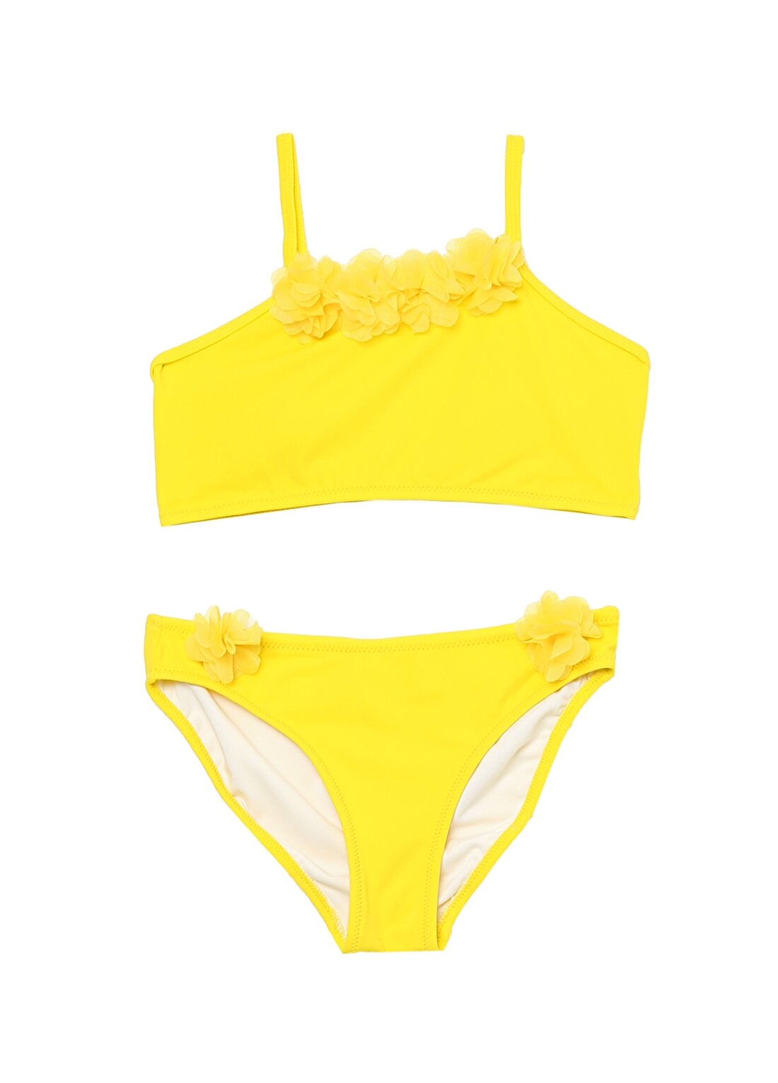 Limon Sarı Kız Çocuk Bikini Takım