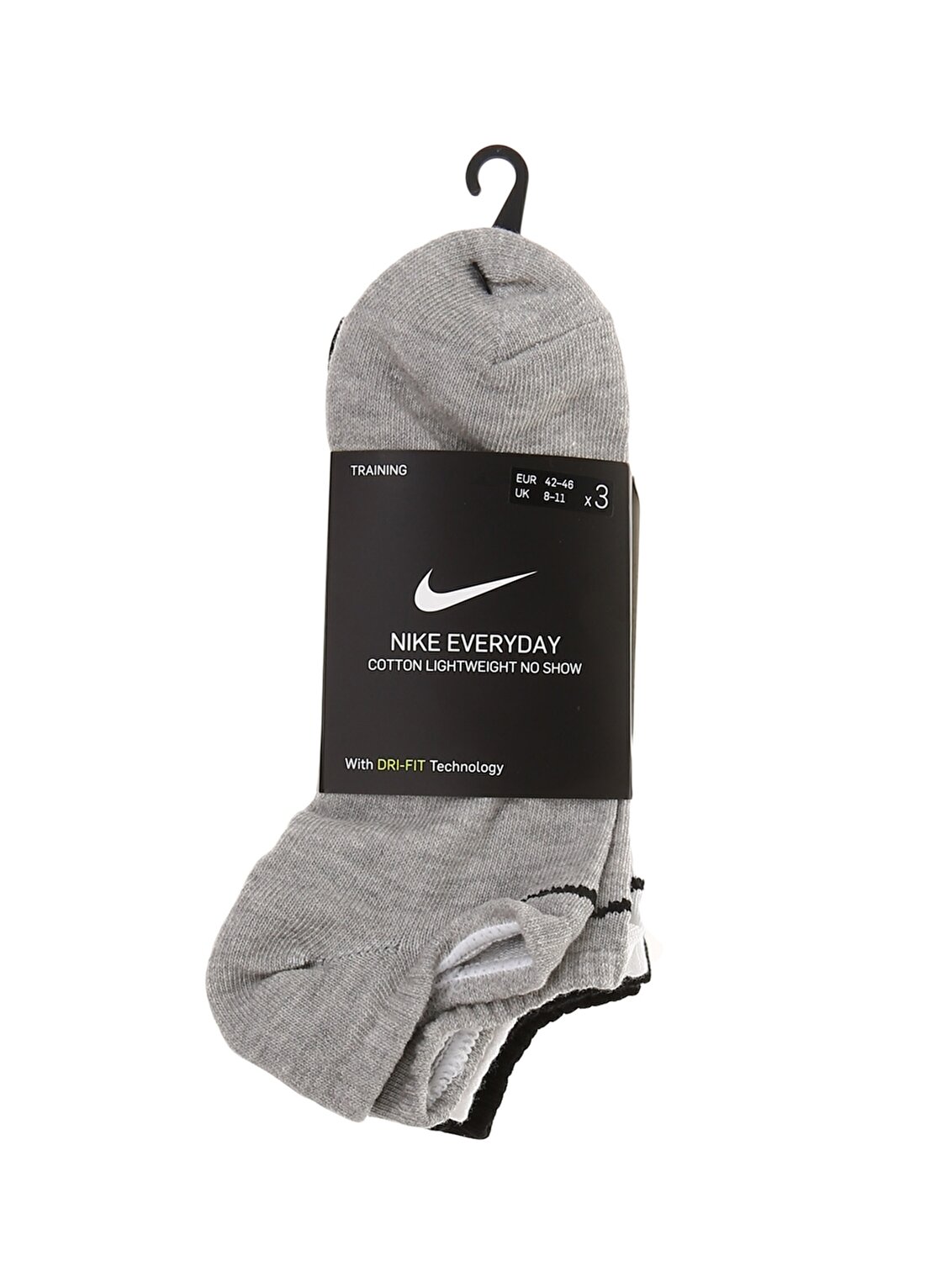 Nike Çok Renkli Erkek Spor Çorap SX7678-901 EVERYDAY LTWT NS 3PR