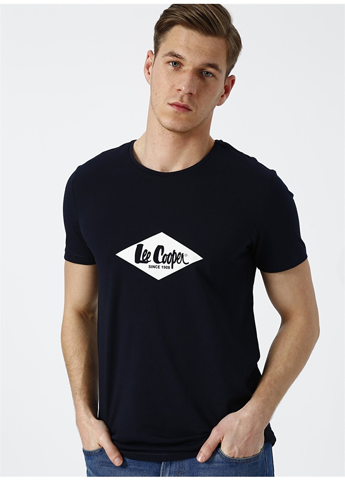 Lee Cooper Baskılı Lacivert T-Shirt