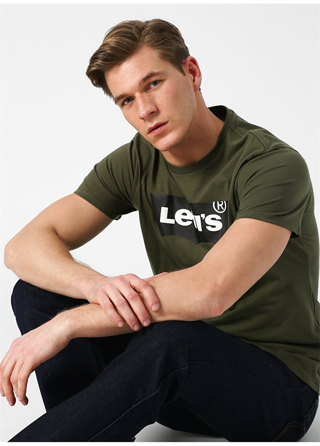 Levis Housemark Graphic Tee Hm Ssnl Tech Oliv T-Shirt