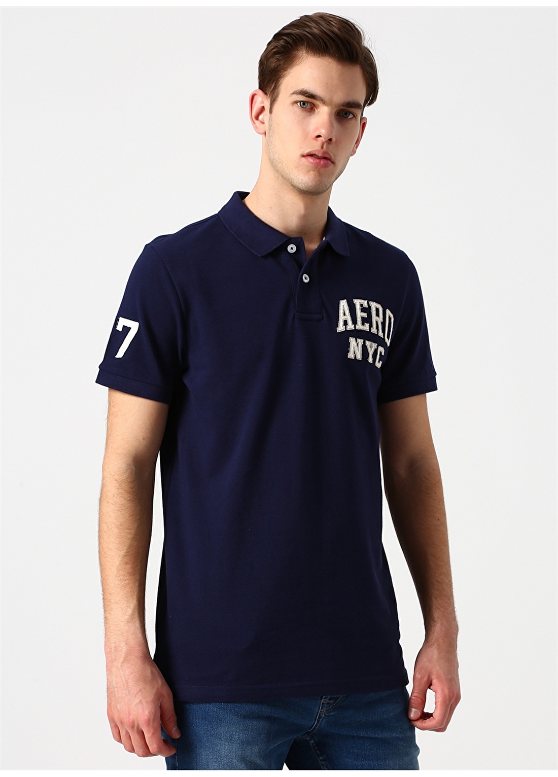 Aeropostale Lacivert Polo T-Shirt