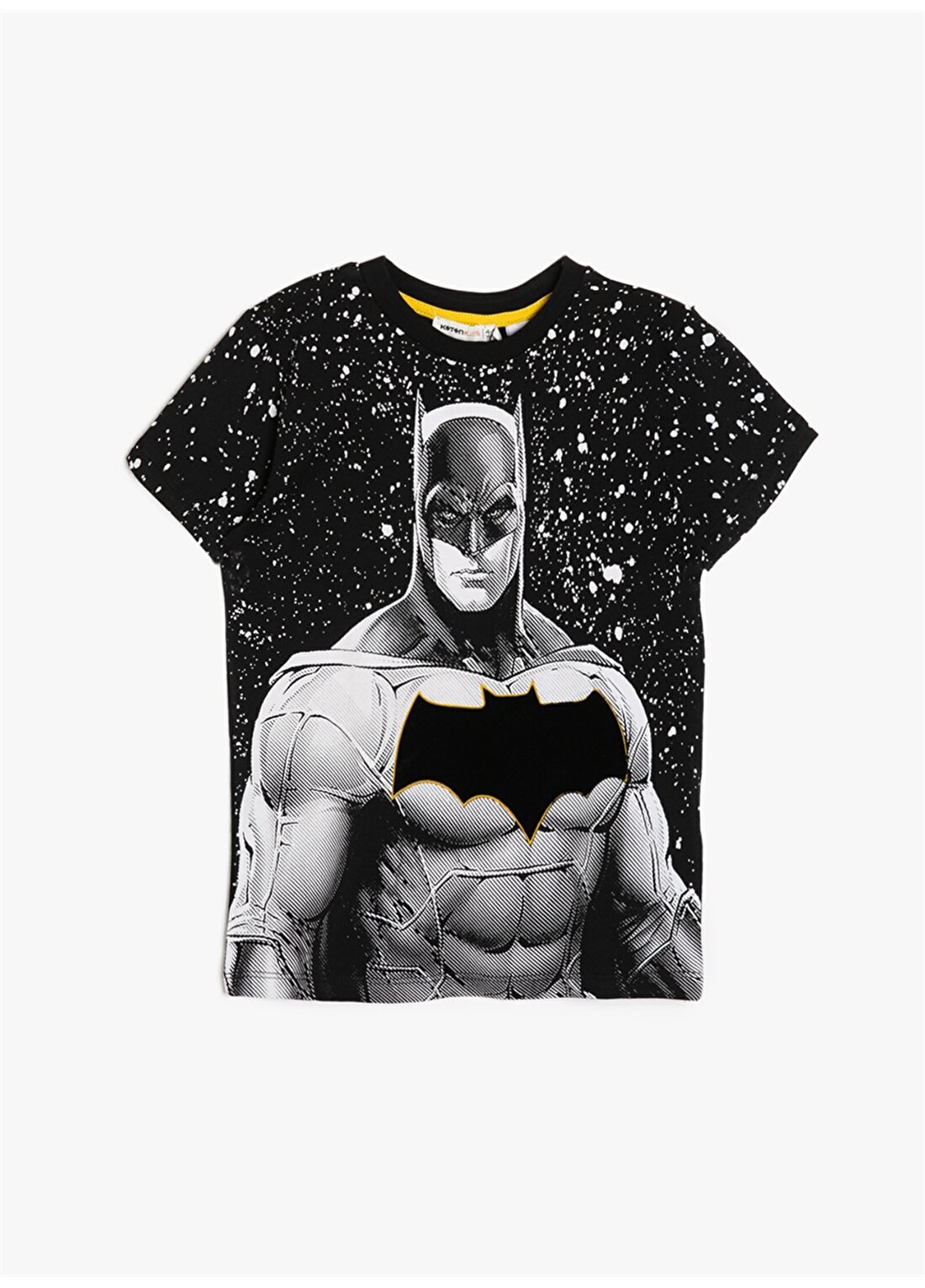 Koton Batman Baskılı Siyah T-Shirt