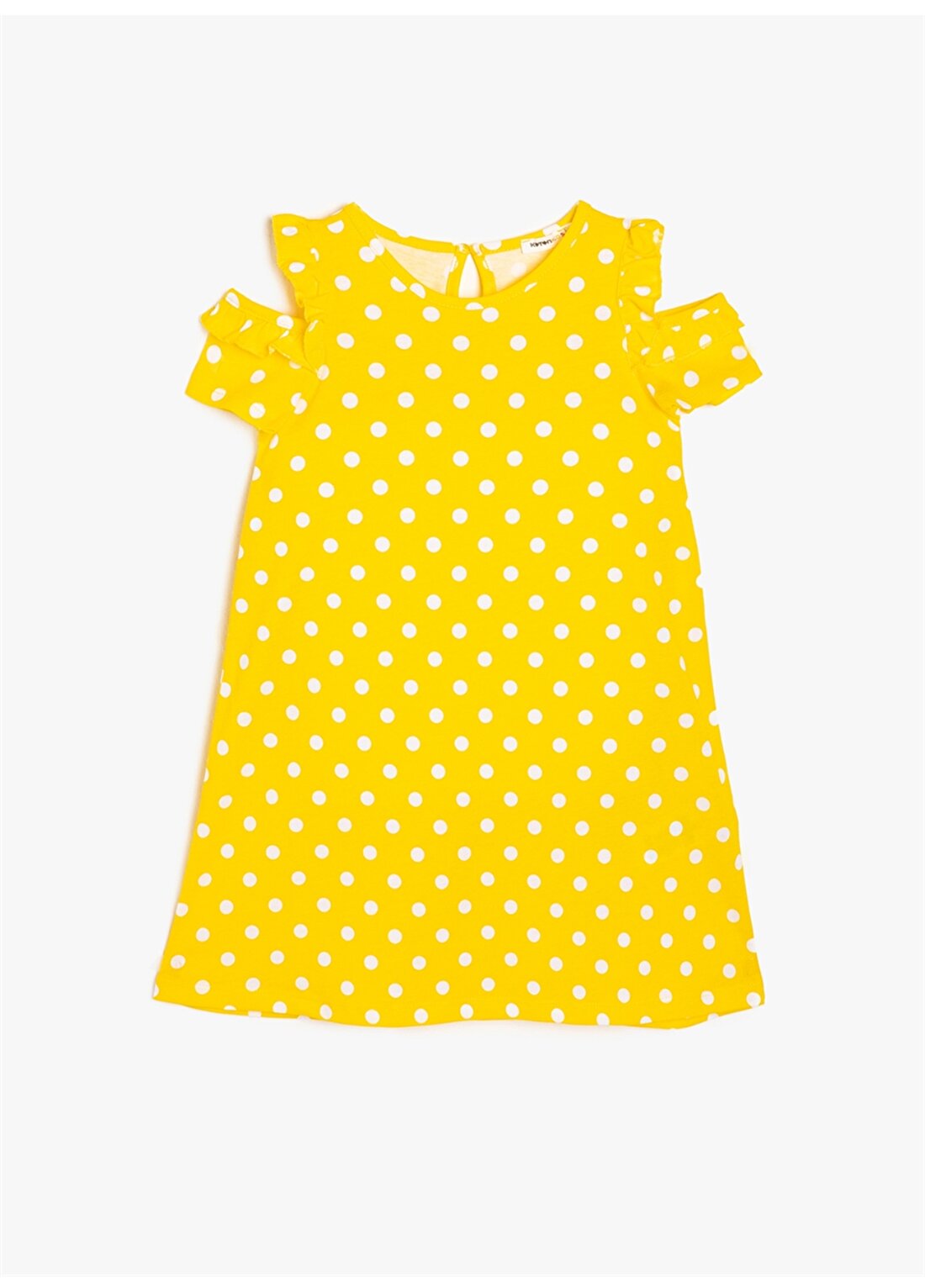 Koton Puantiyeli Sarı Elbise
