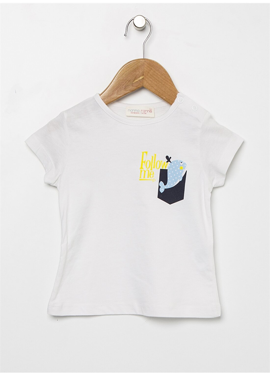 Mammaramma MBP58 Beyaz Erkek Çocuk T-Shirt