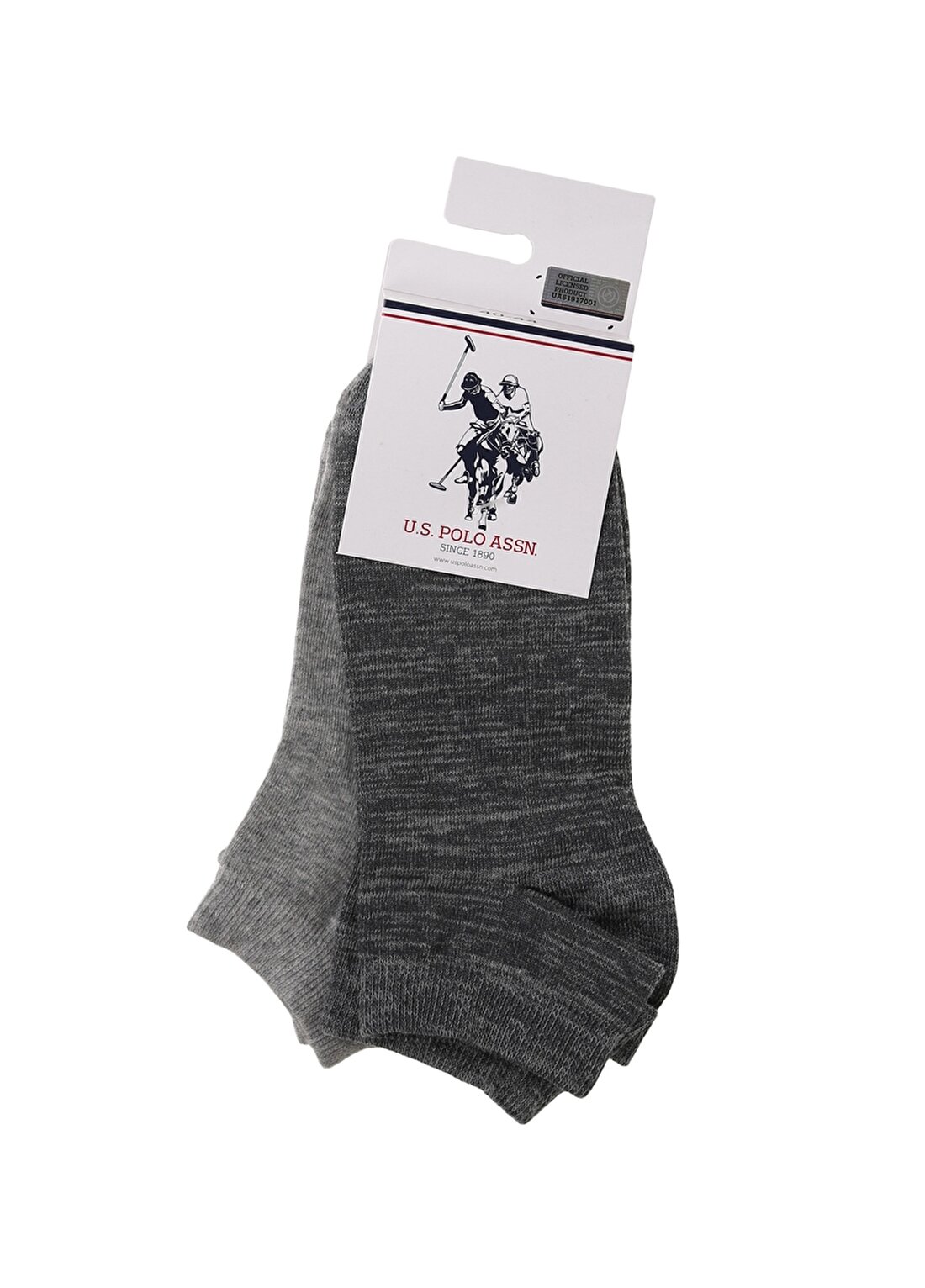 U.S. Polo Assn. Gri Melanj Erkek Çorap A081SZ013.MUIY