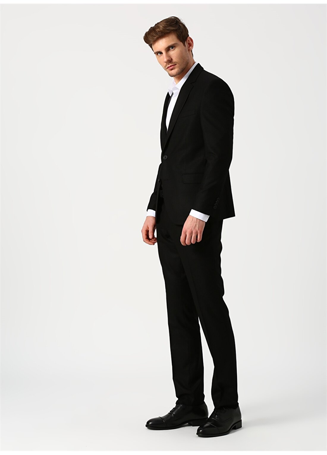 Pierre Cardin Slim Fit Siyah Takım Elbise