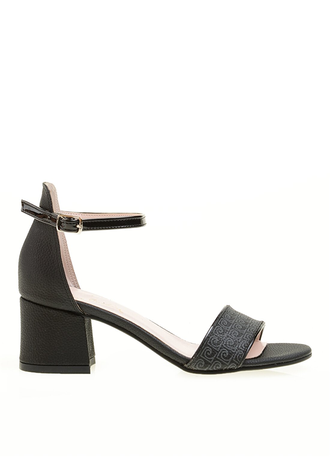 Pierre Cardin 54046 Yazlık Siyah Kadın Topuklu Ayakkabı