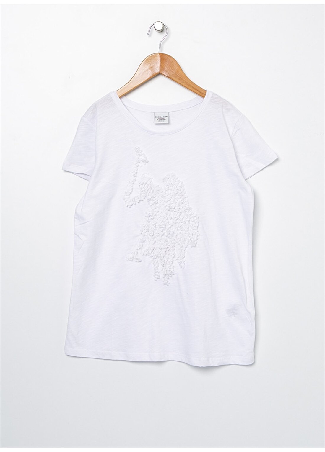 U.S. Polo Assn. Beyaz Kız Çocuk T-Shirt