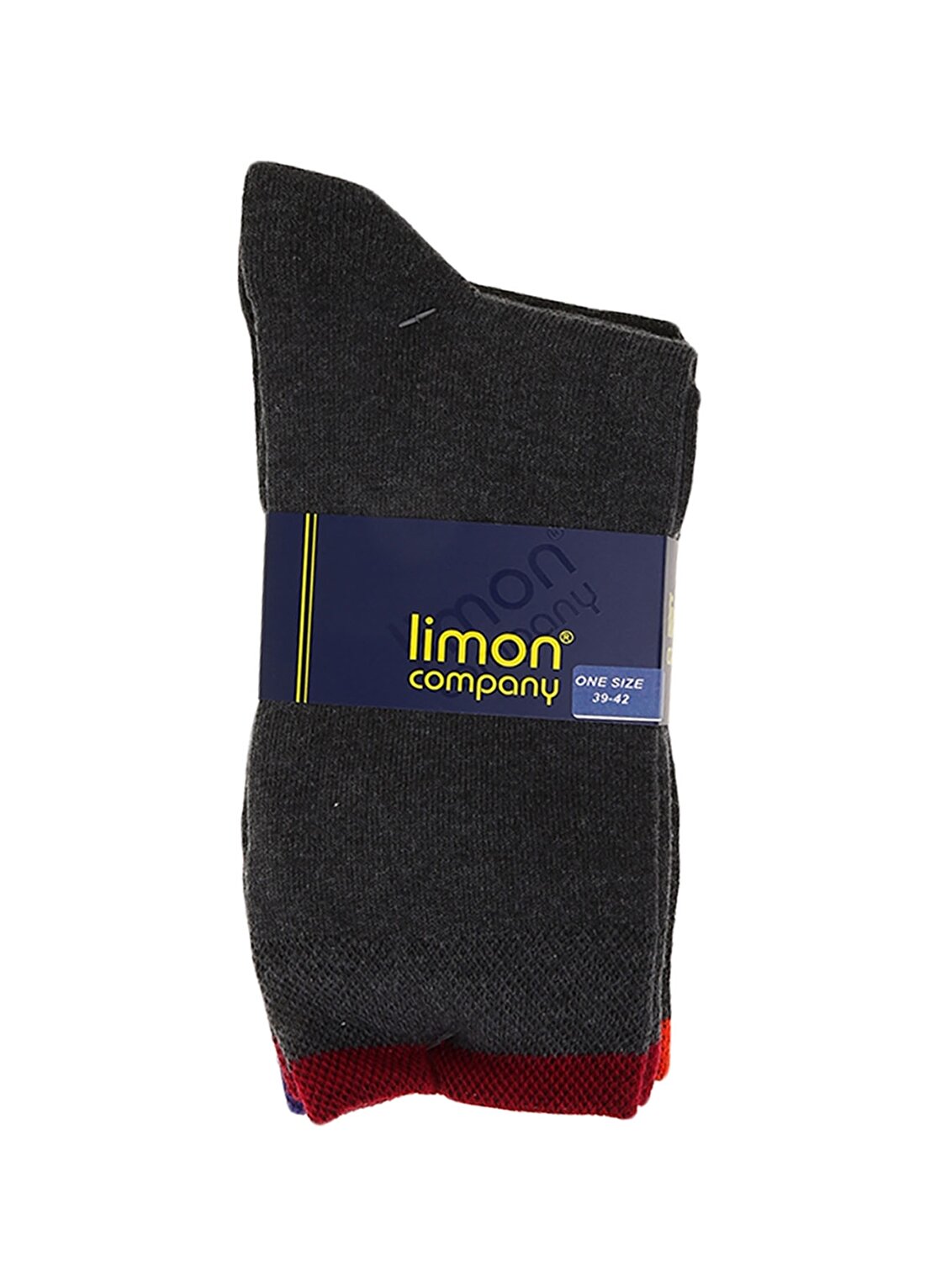 Limon Antrasit Erkek Soket Çorap