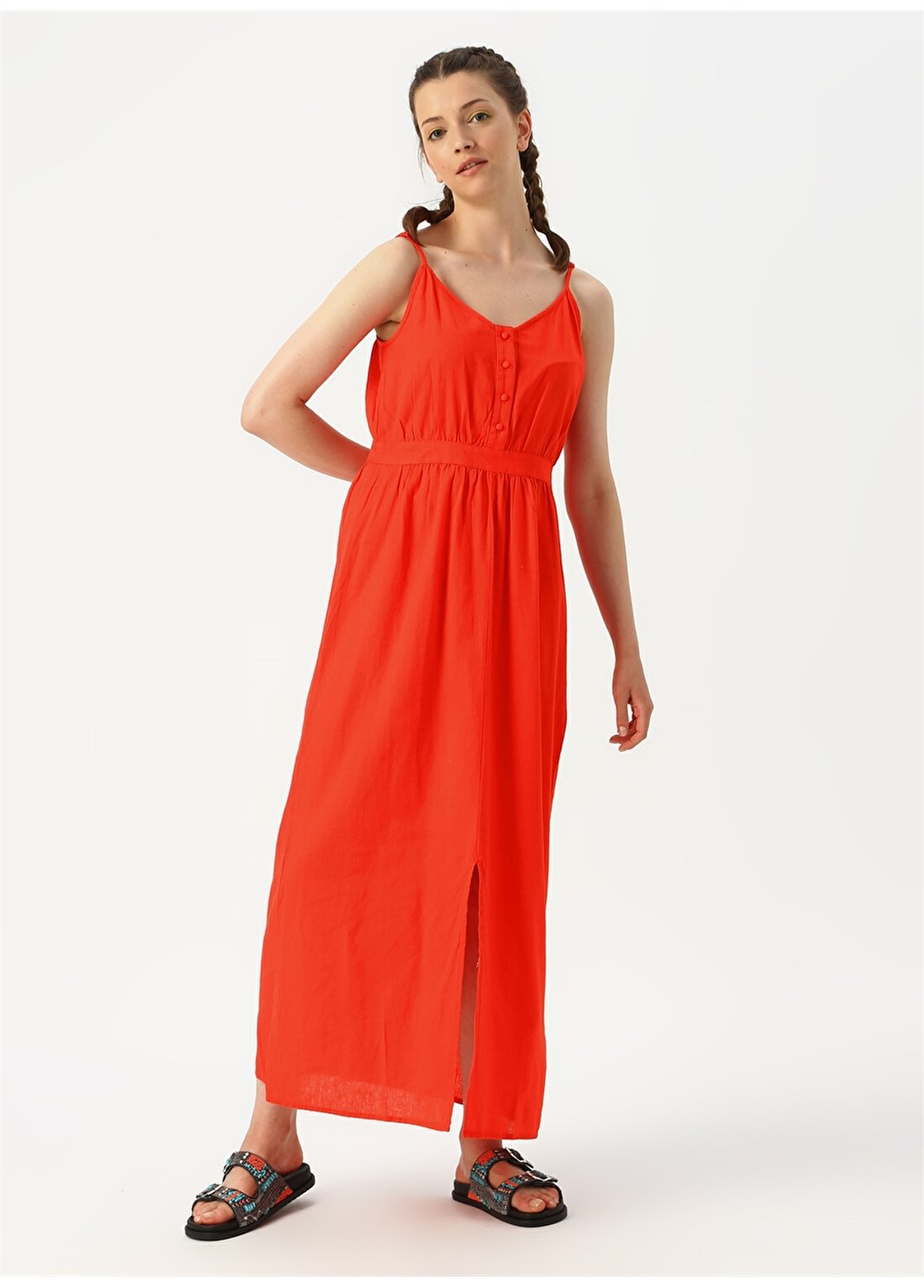 Vero Moda Kırmızı Kadın Elbise 10214000