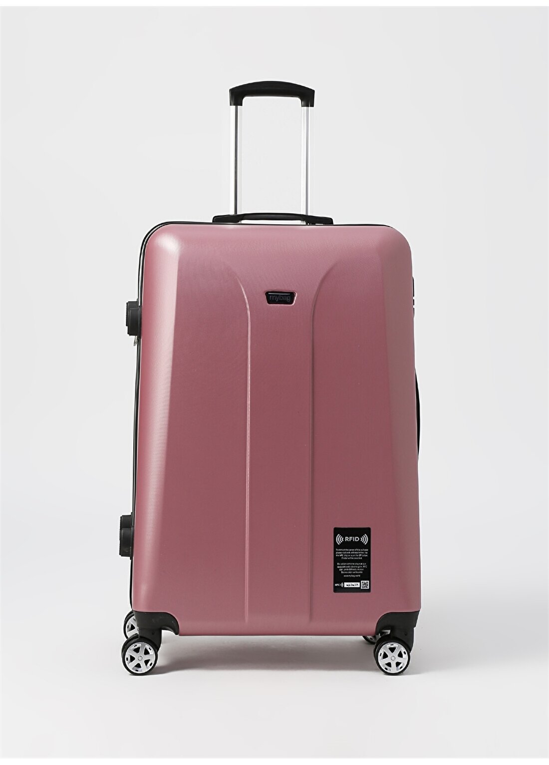 My Bag Smart Rfıd Luggage Rose L Çekçekli Sert Valiz