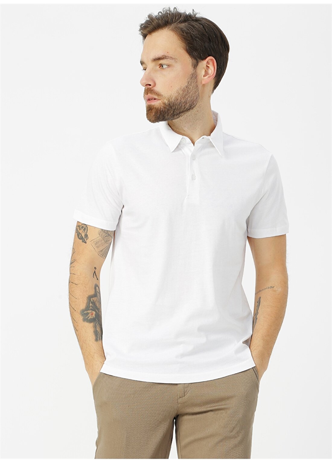 Fabrika Beyaz Polo T-Shirt