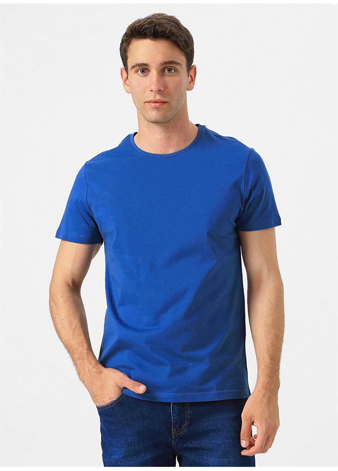 Limon Koyu Mavi T-Shirt