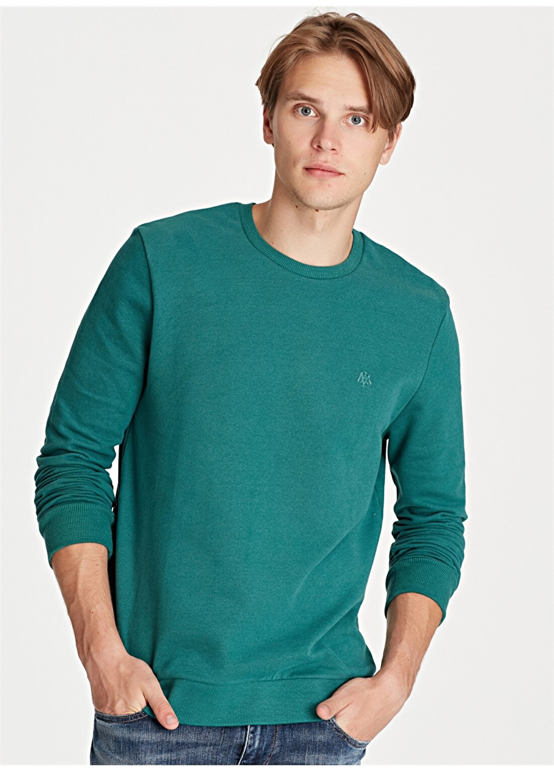 Mavi Yeşil Sweatshirt