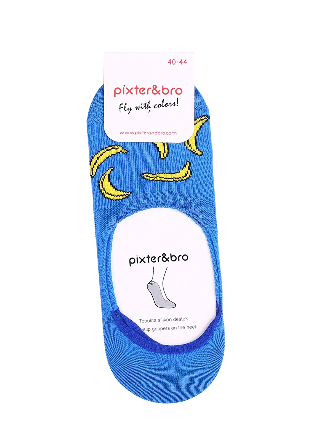 Pixter&Bro Mavi Kadın Babet Çorabı