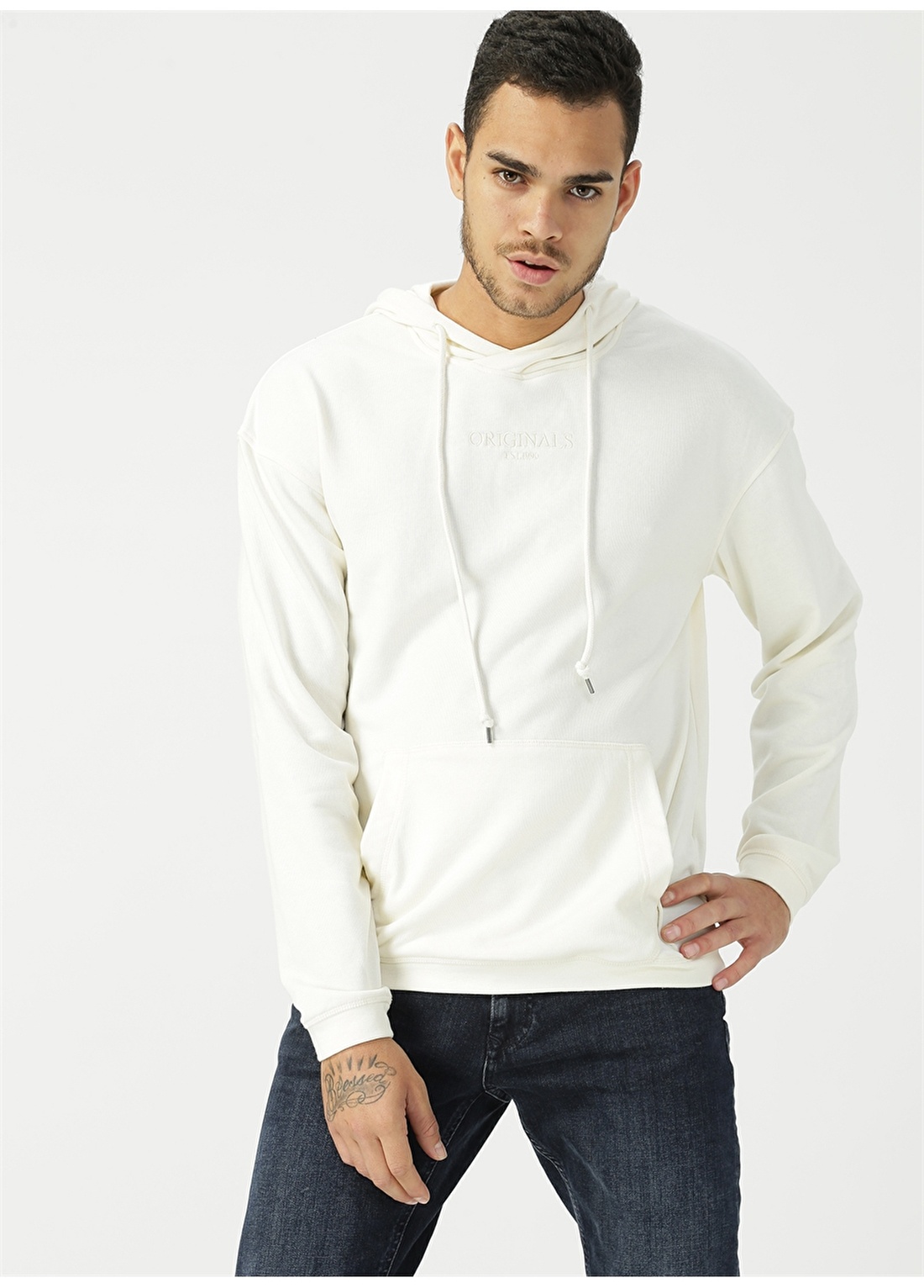 Jack & Jones Topipop Kapüşonlu Unbrushed Sweatshirt