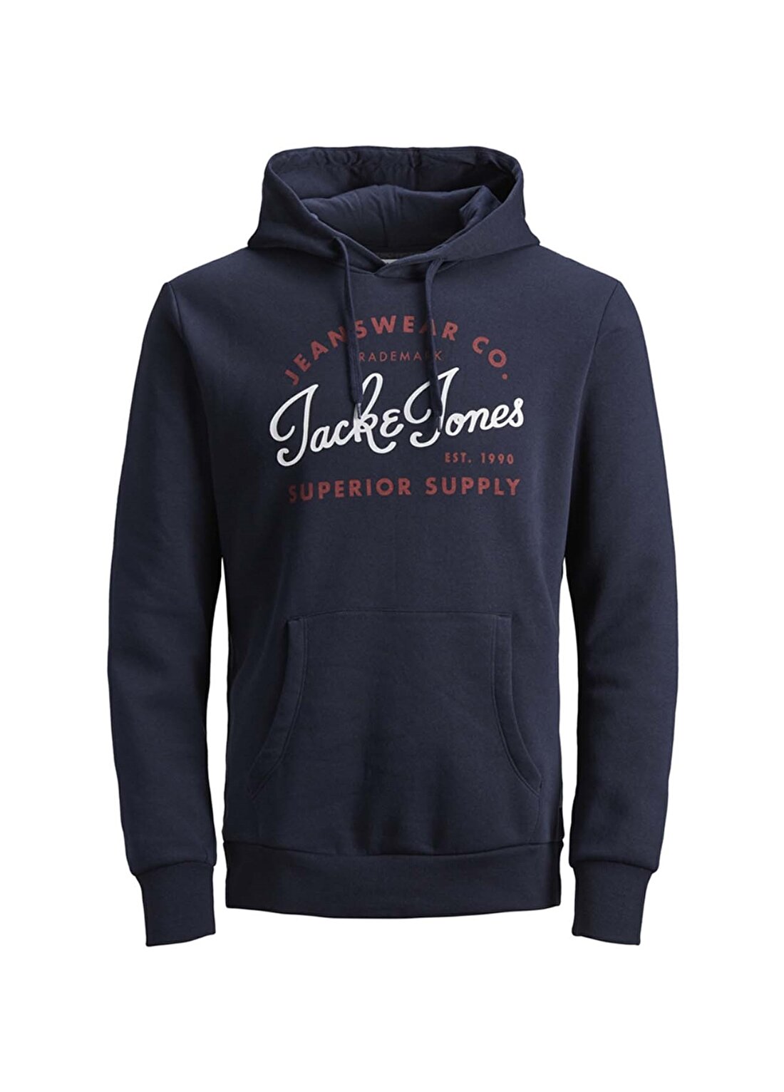 Jack & Jones Regular Fit Baskılı Lacivert Sweatshirt