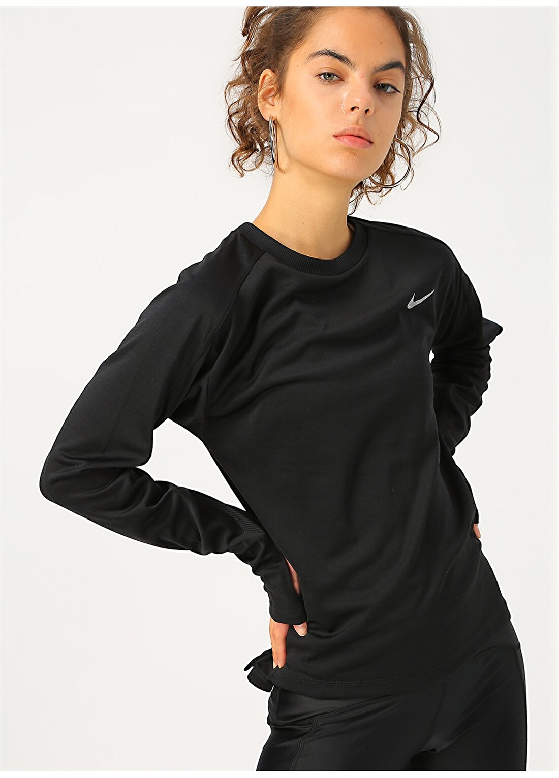 Nike Pacer Uzun Kollu Kadın Sweatshirt