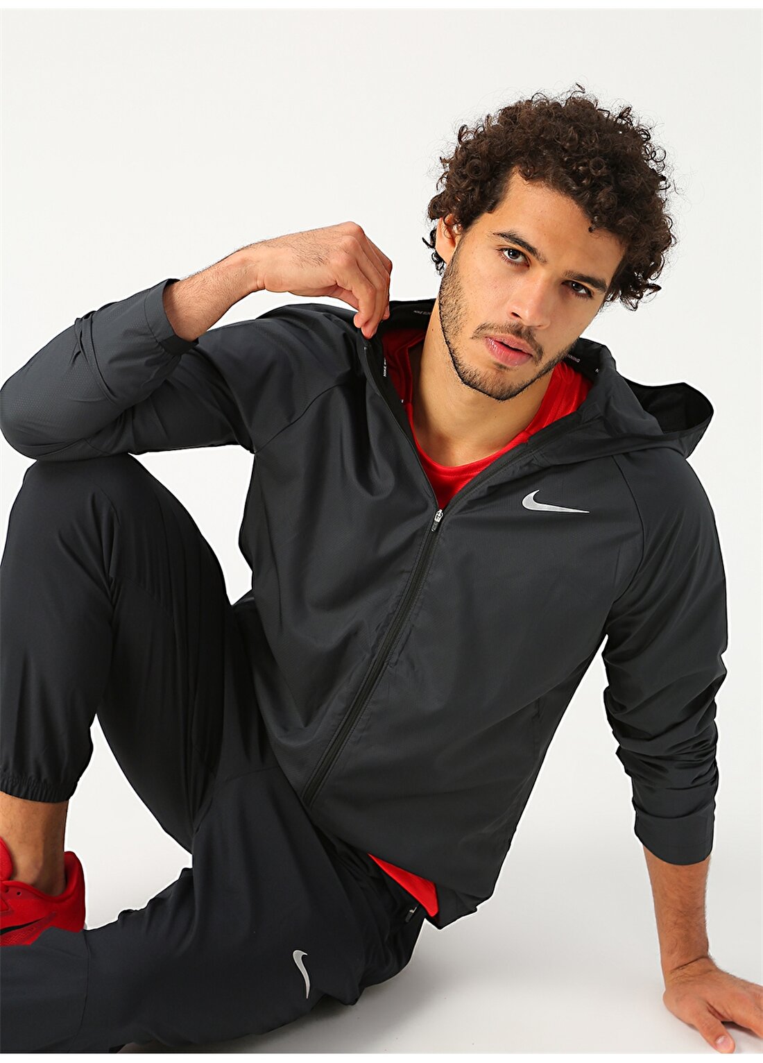 Nike Essential Kapüşonlu Erkek Zip Ceket