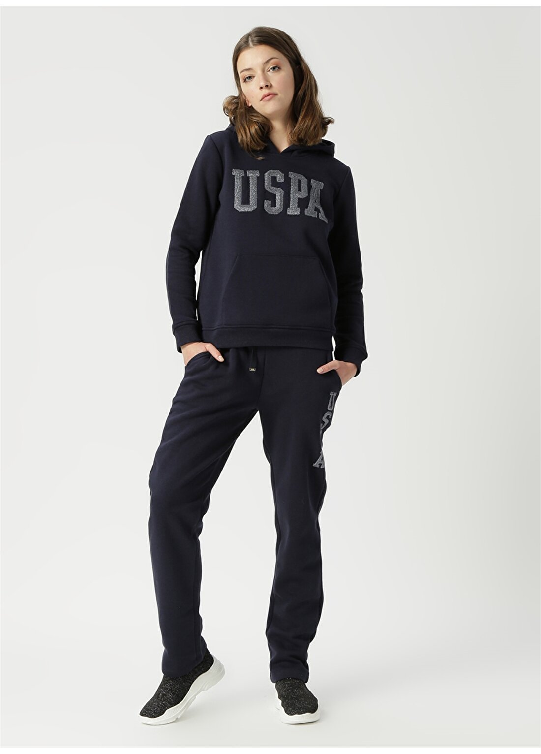 U.S. Polo Assn. Lacivert Kadın Pantolon
