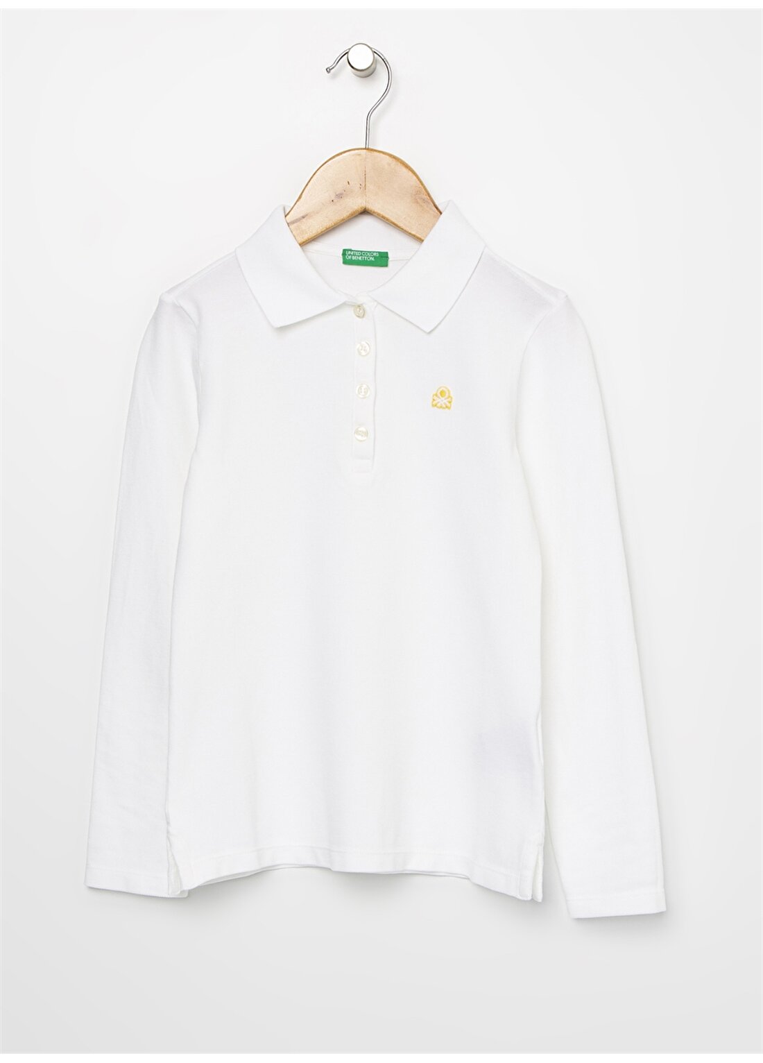 Benetton Beyaz Polo T-Shirt