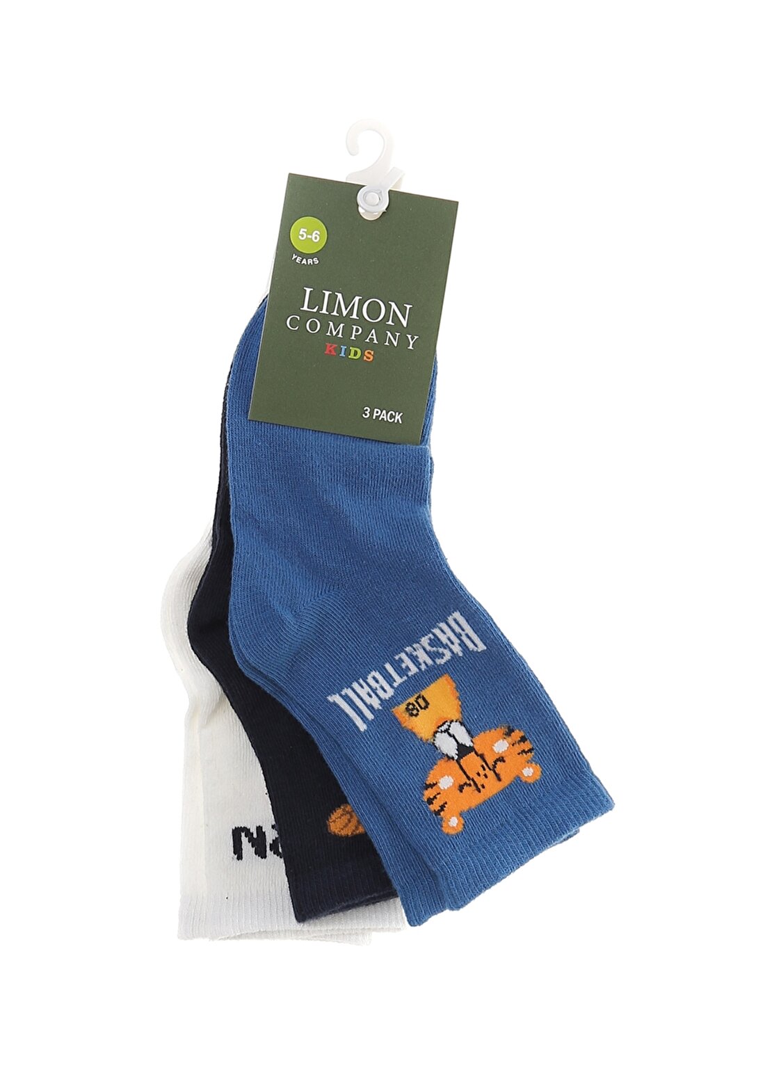 Limon 3''Lü Lacivert Erkek Soket Çorap