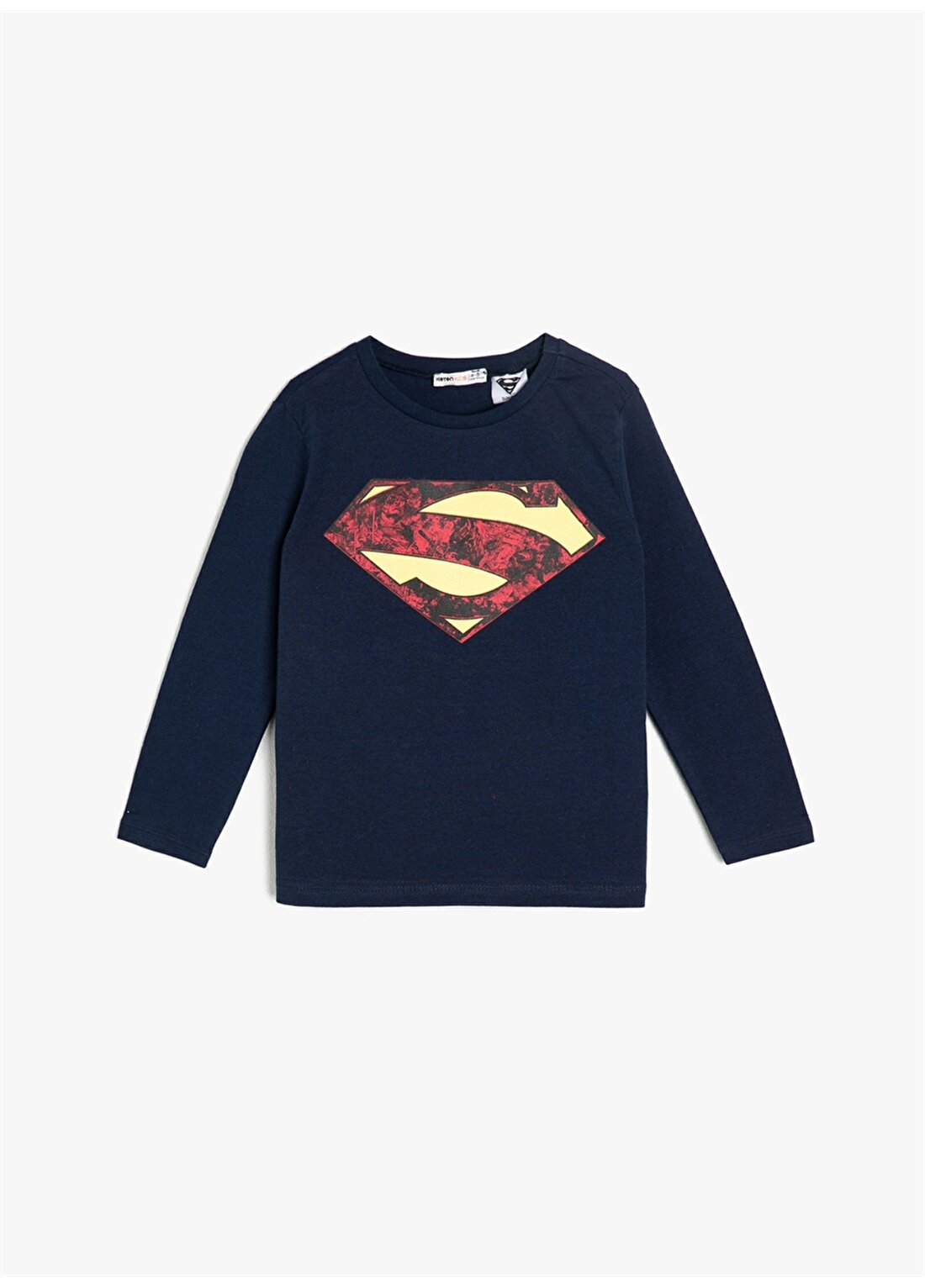 Koton Superman Baskılı Lacivert T-Shirt