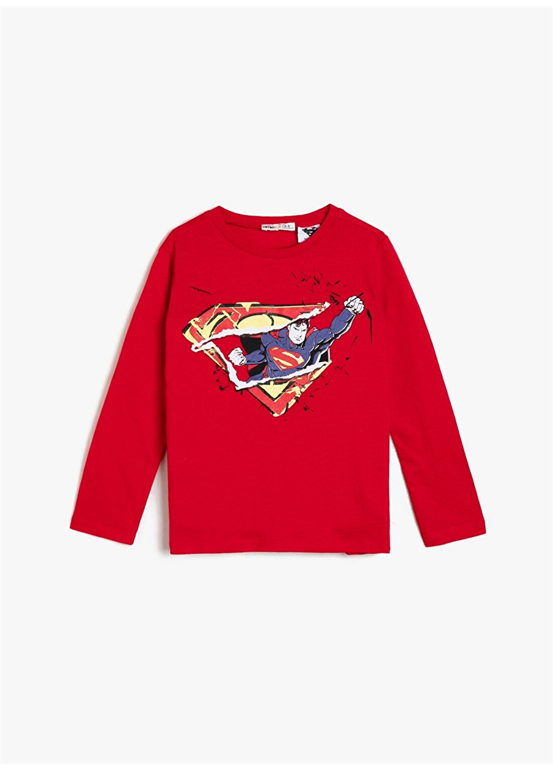 Koton Superman Baskılı Kırmızı T-Shirt