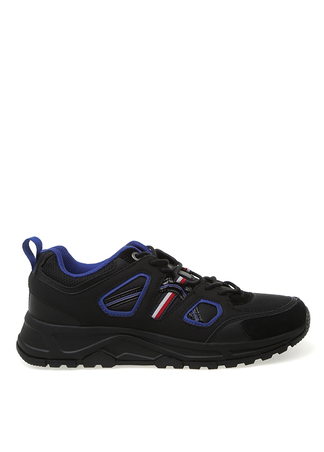 Tommy Hilfiger Siyah-Saks Sneaker