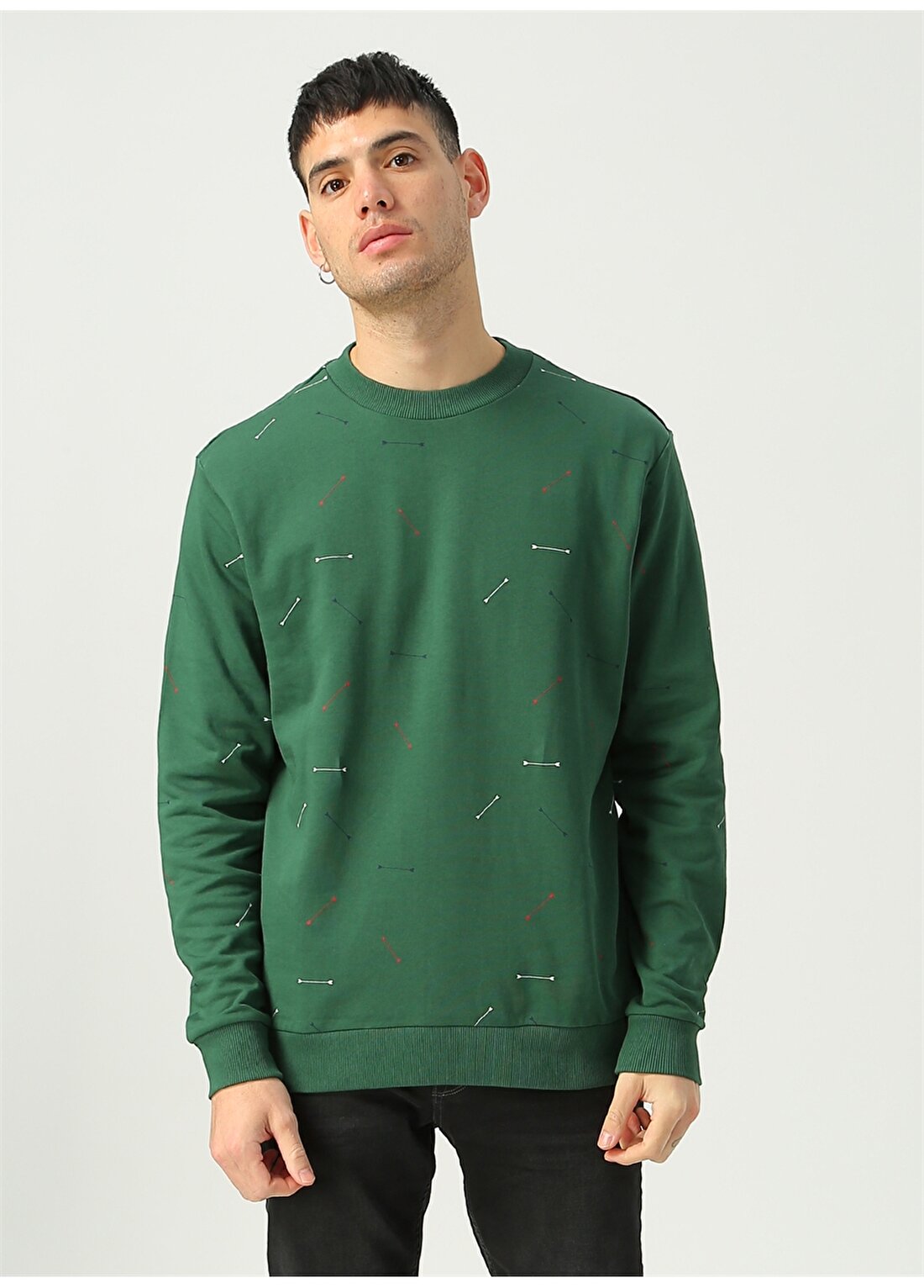 Only & Sons Koyu Yeşil Erkek Sweatshirt