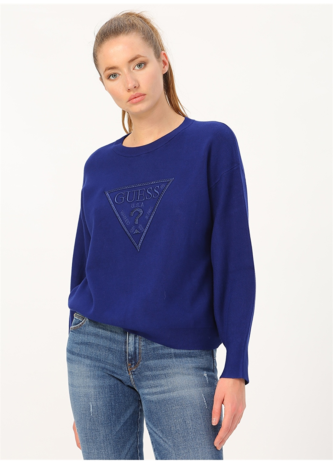 Guess Ls Rn Magda Sweater Kazak