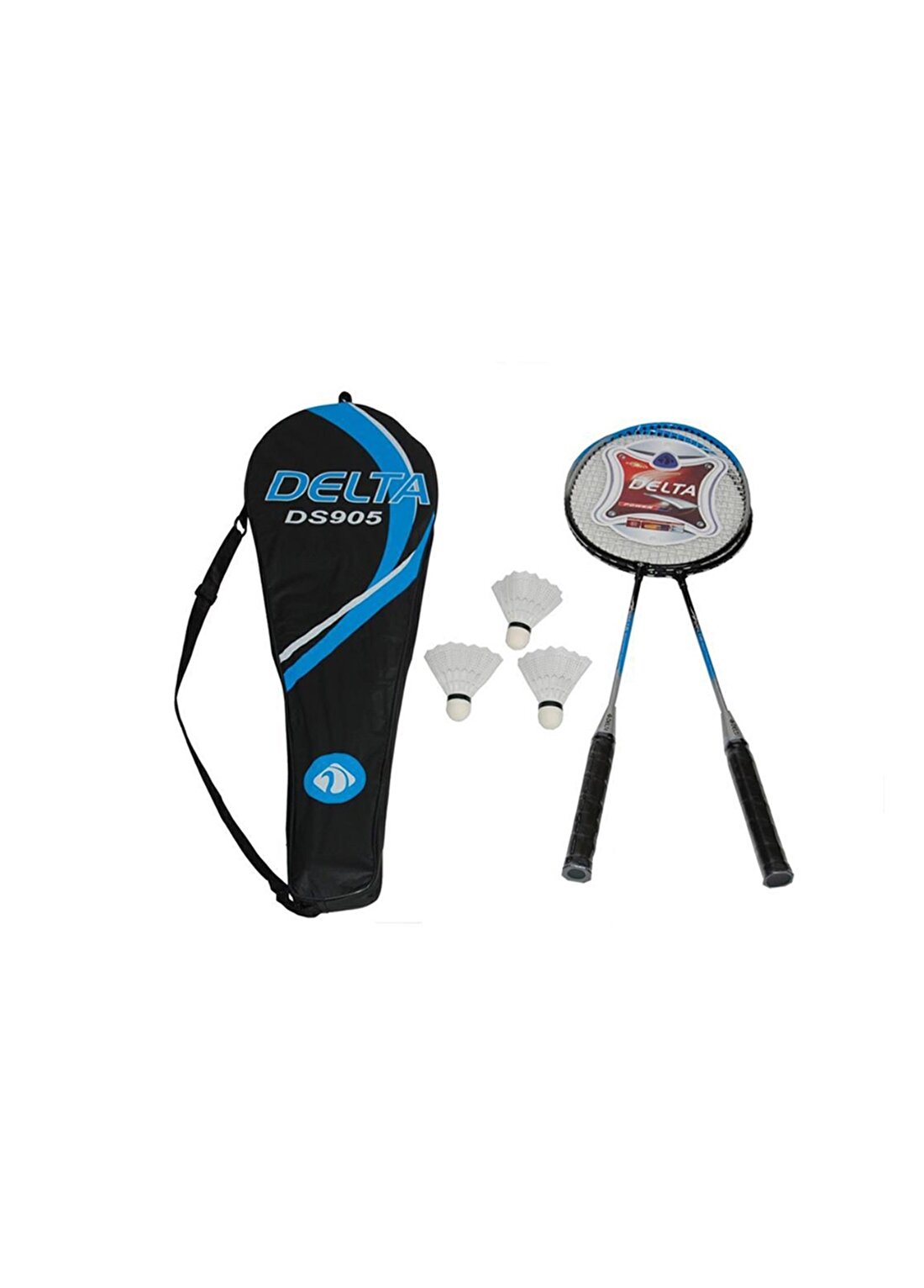 Delta DS 905 Komple Çantalı Badminton Seti (2 Raket & 3 Top)