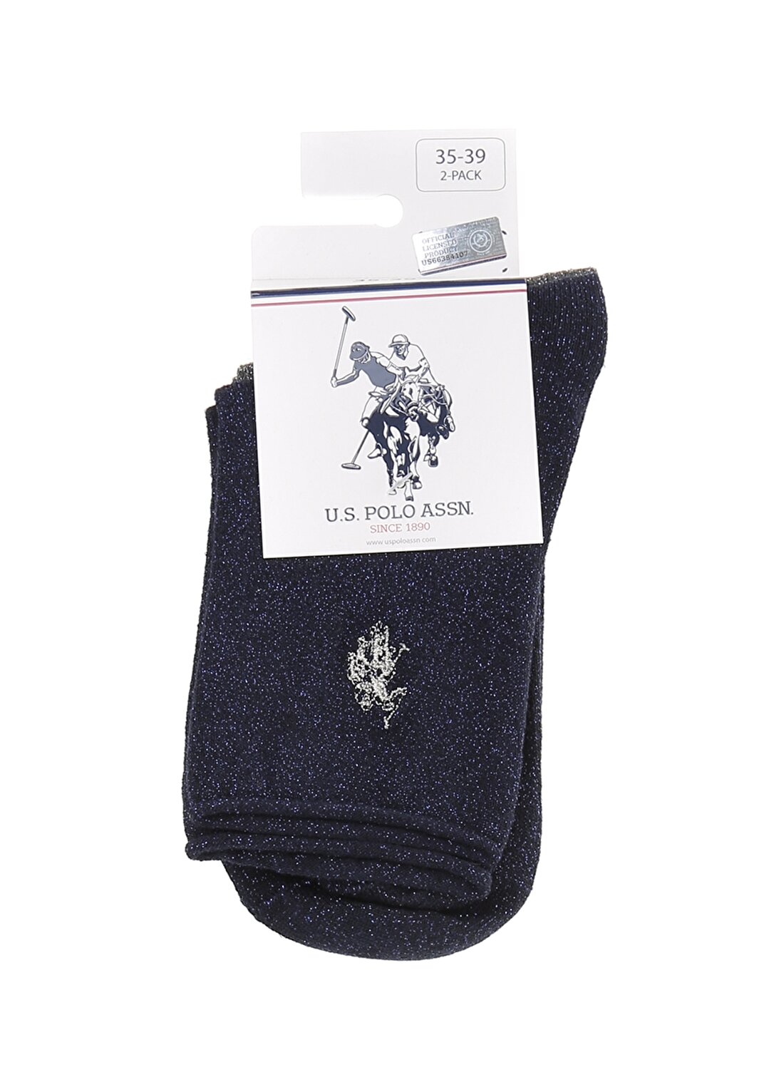 U.S. Polo Assn. Lacivert Kadın Çorap