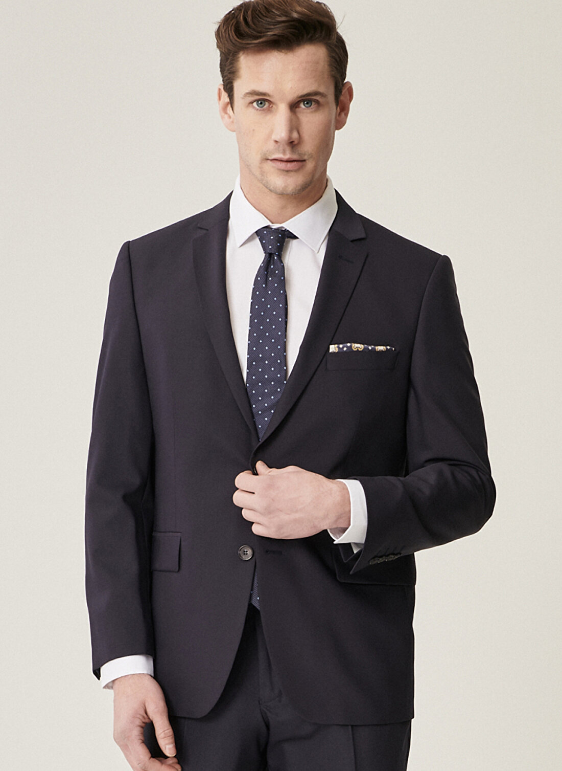 Beymen Business Normal Bel Regular Fit Lacivert Erkek Takım Elbise