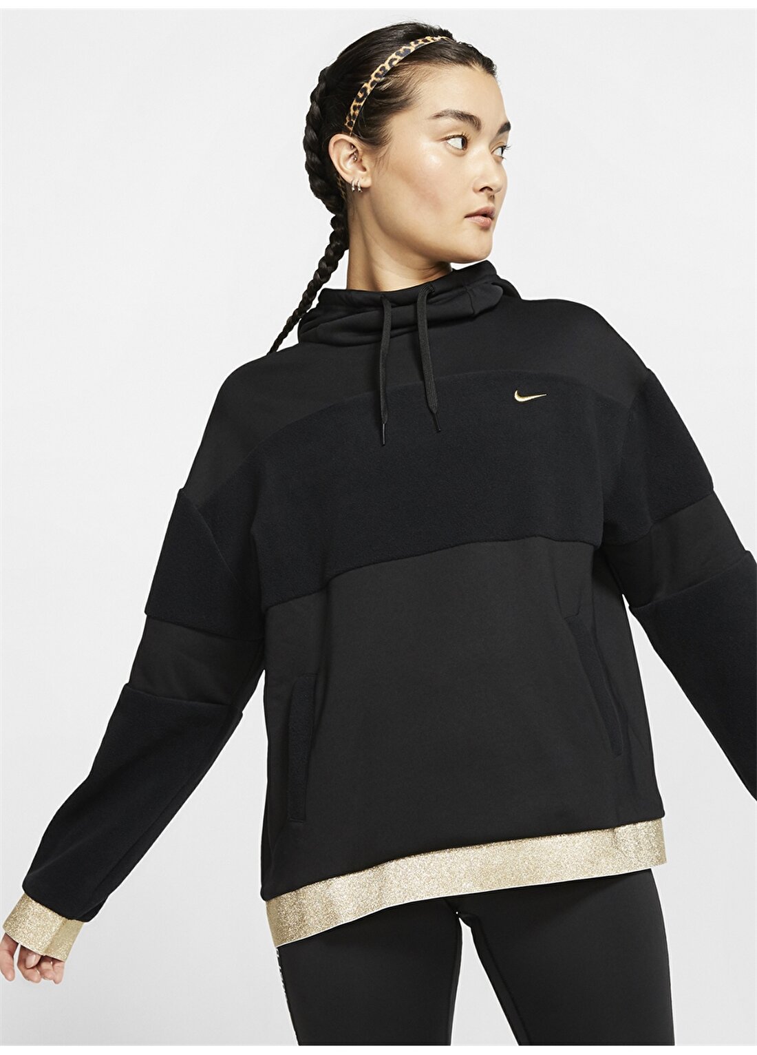 Nike Icon Clash Yünlü Kapüşonlu Kadın Sweatshirt