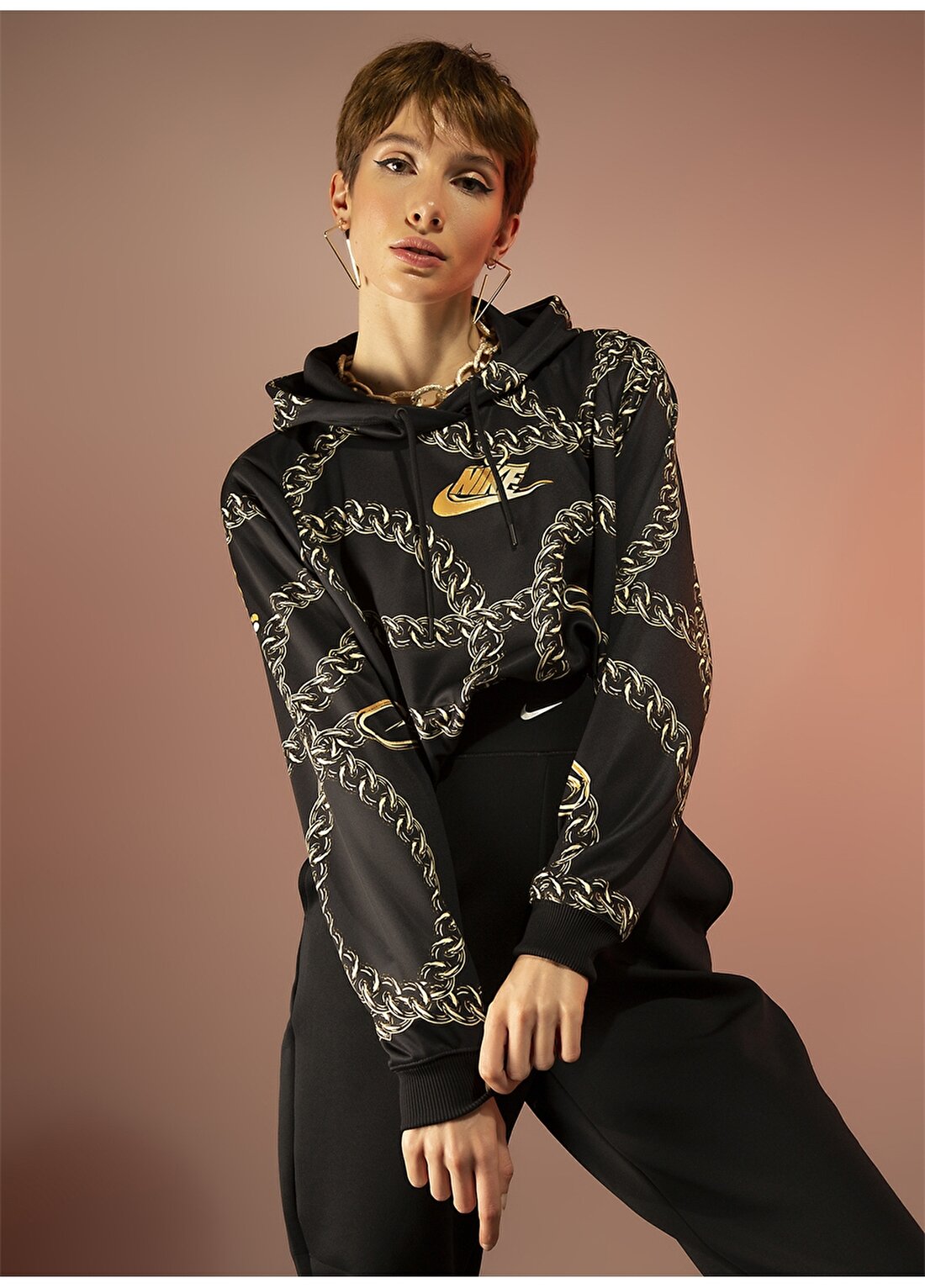 Nike Sportswear Icon Clash Kısa Kadın Sweatshirt