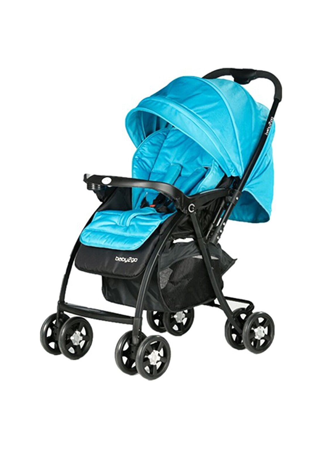 Baby2go 6021 Soft Çift Yönlü Bebek Arabası -Mavi