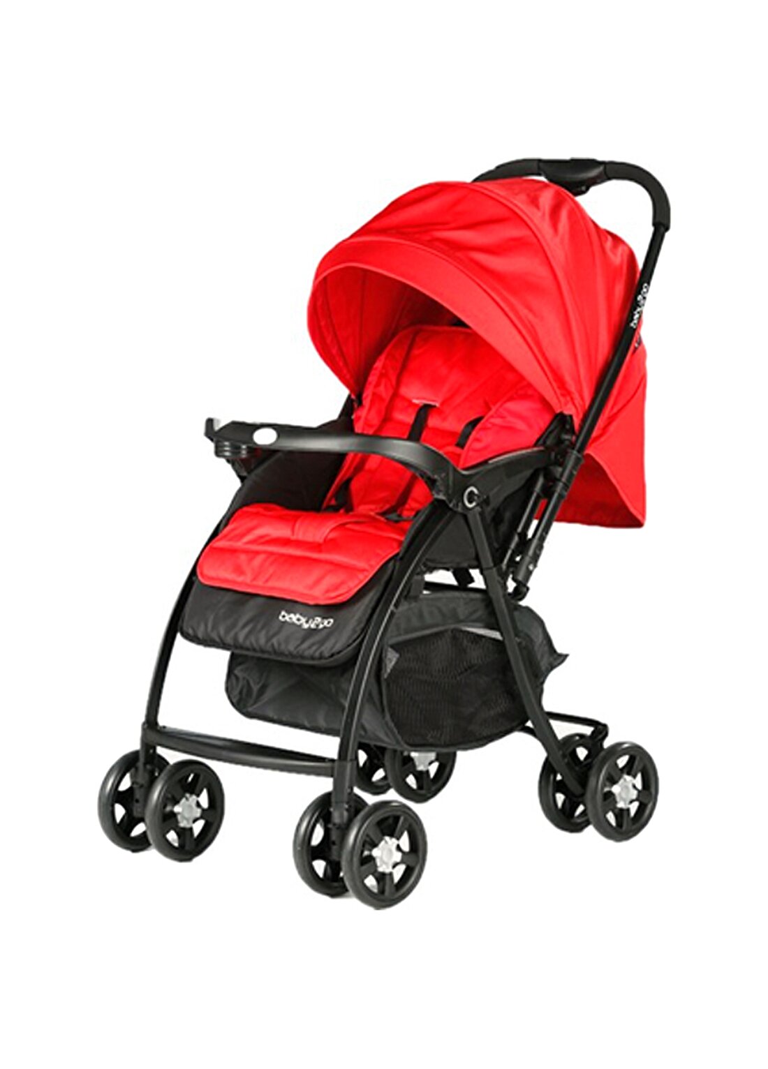 Baby2go 6021 Soft Çift Yönlü Bebek Arabası - Kırmızı