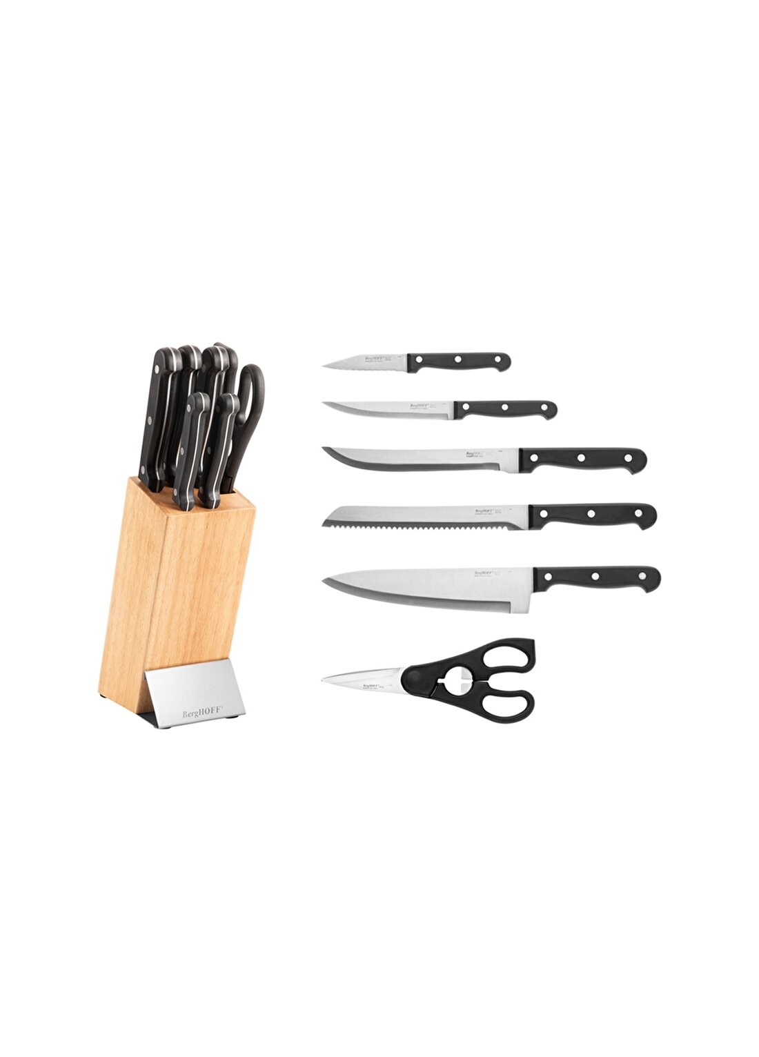 Berghoff Essentials 7 Parça Bloklu Bıçak Seti