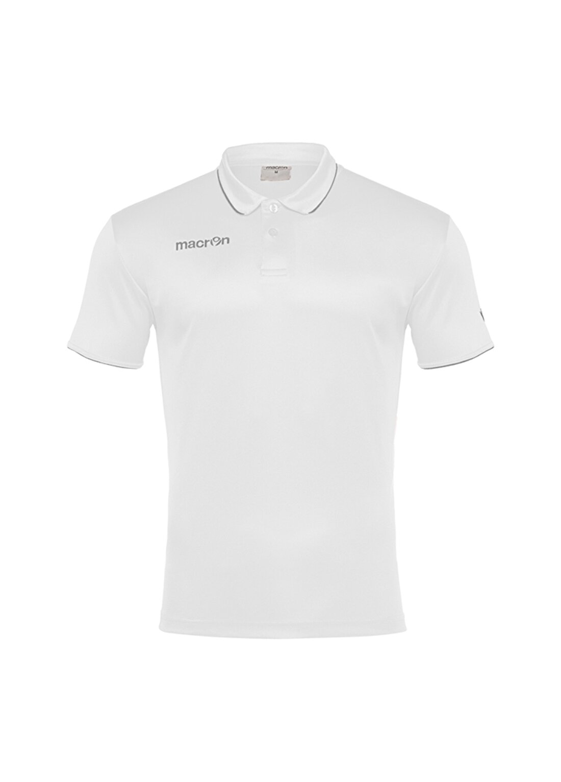 Macron Gri - Beyaz Erkek Polo T-Shirt DRACO POLO BIA/GRI MM