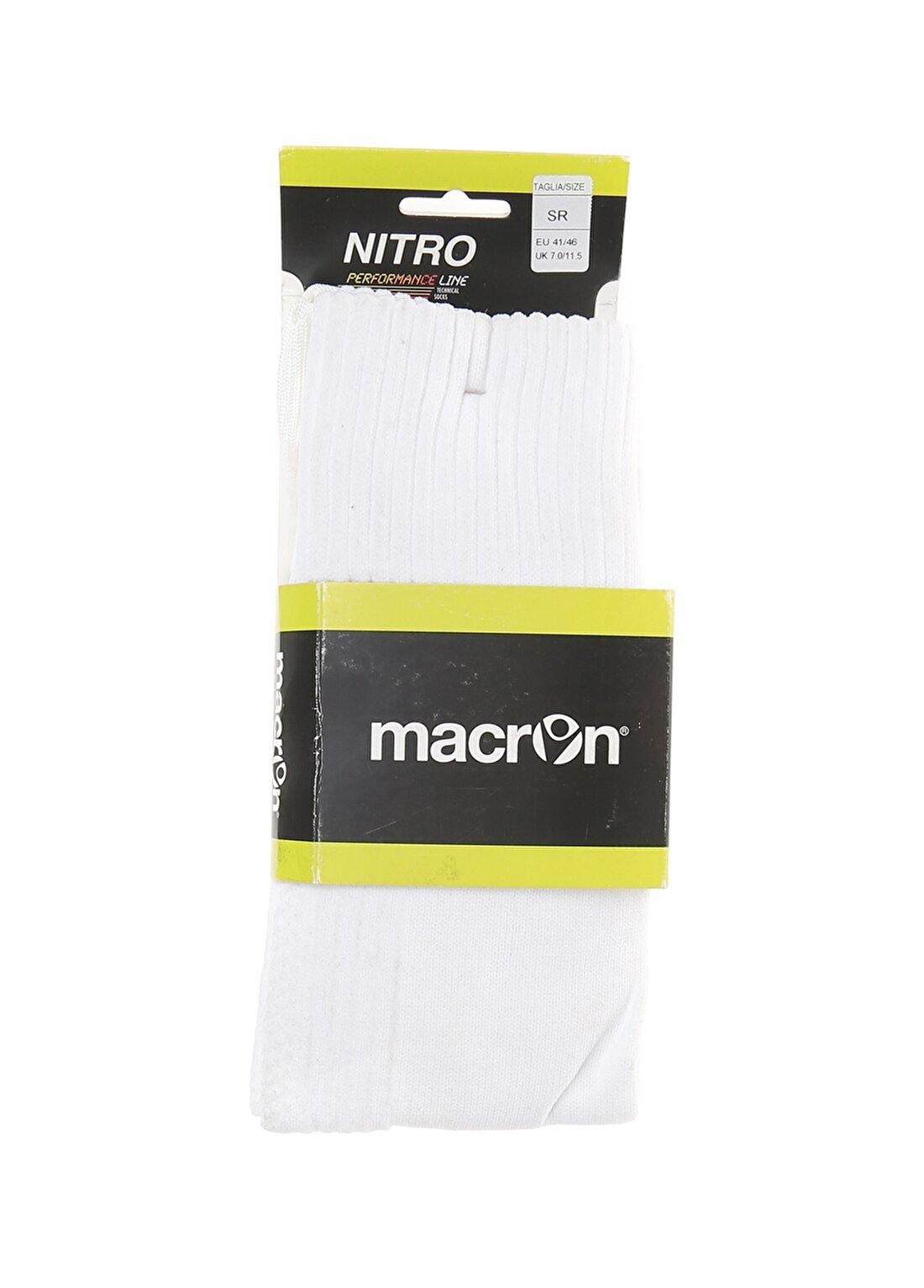 Macron Nitro Beyaz Erkek Spor Çorap