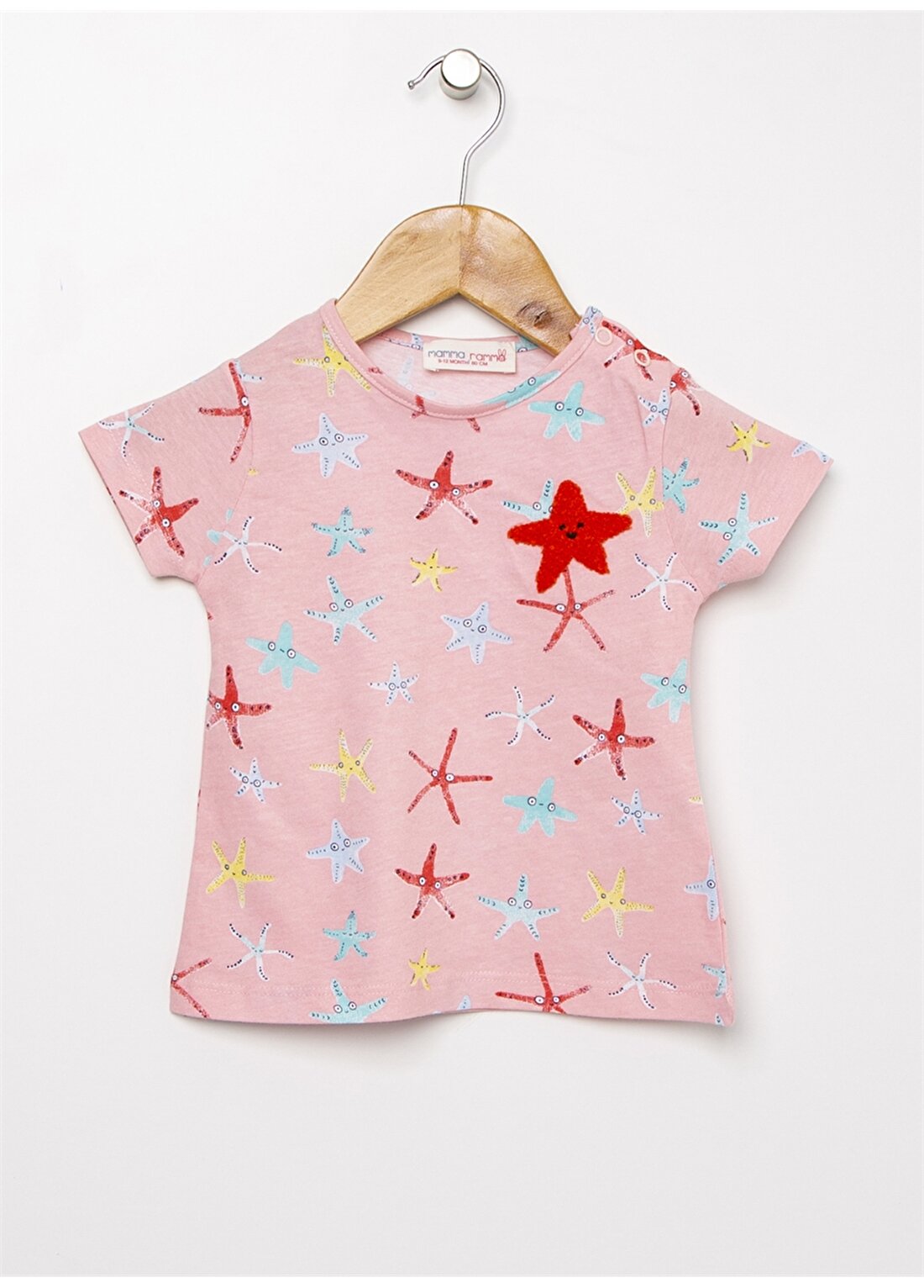 Mammaramma Pembe Kız Bebek T-Shirt OG-06