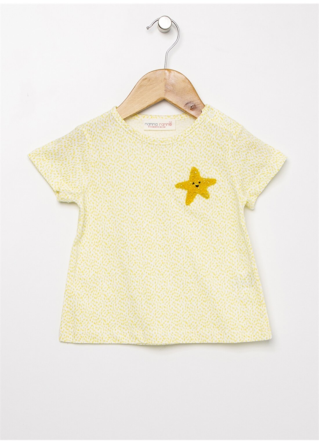 Mammaramma Sarı Kız Bebek T-Shirt OG-03