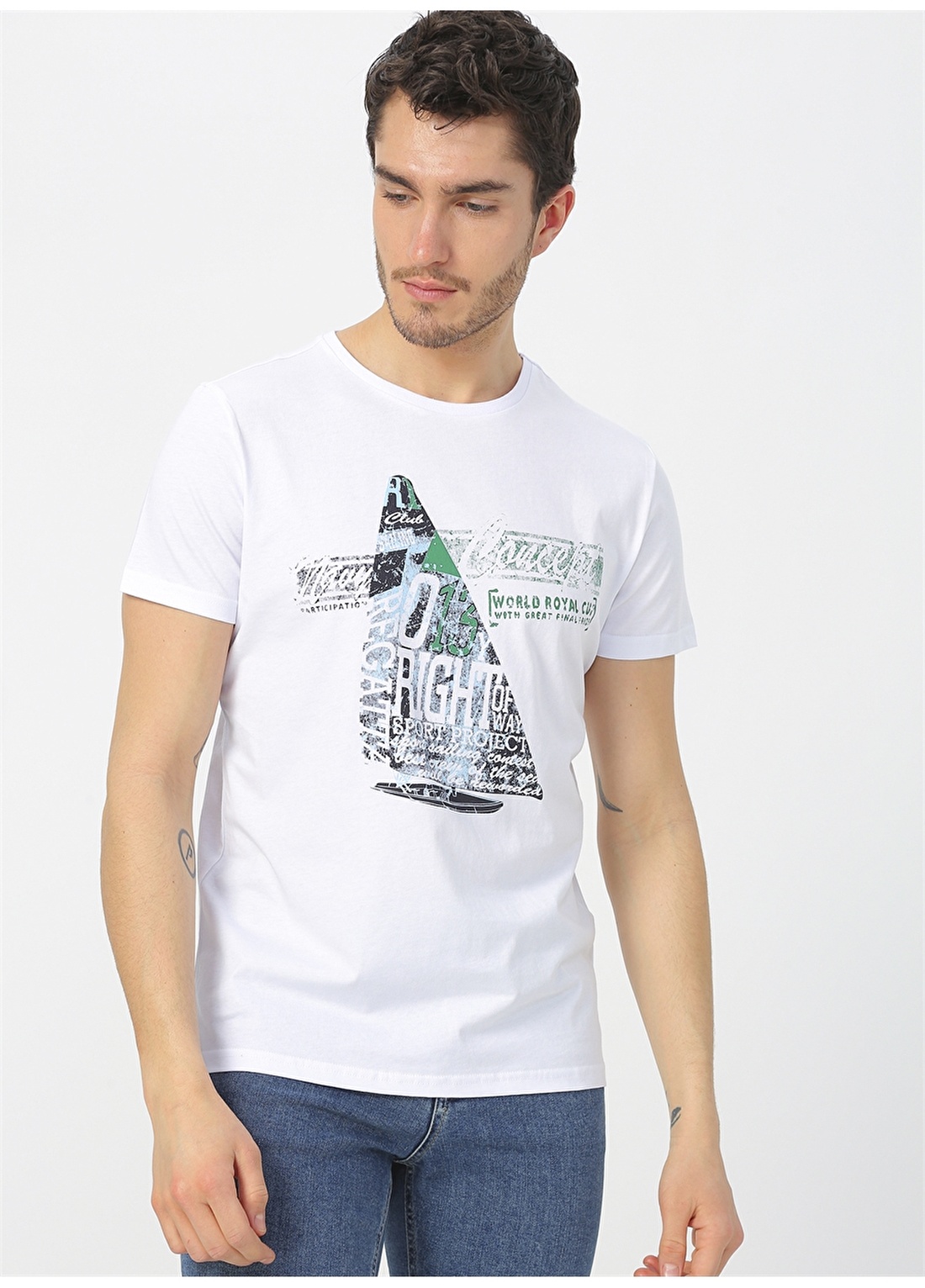 Limon Beyaz T-Shirt